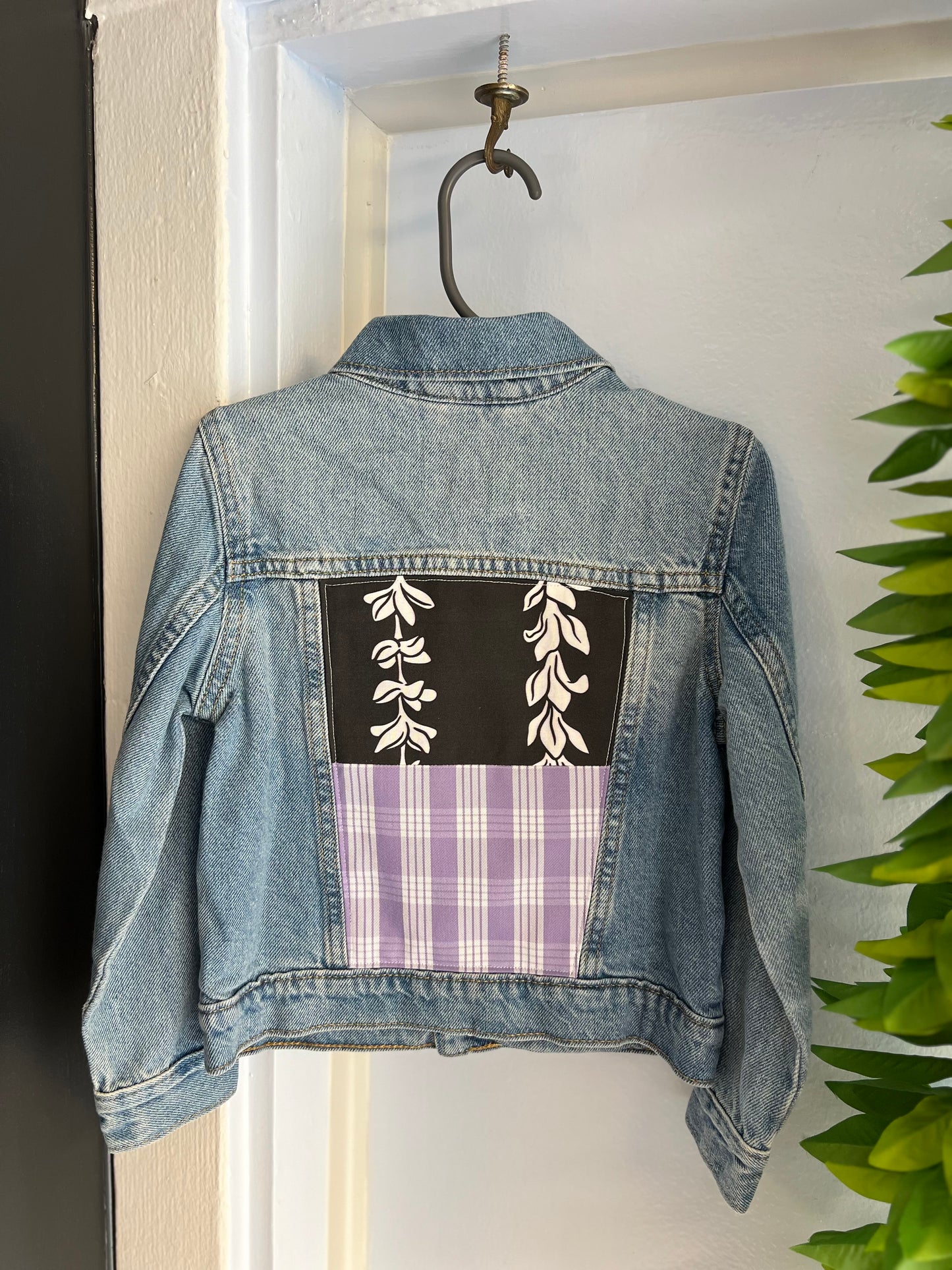 Hana ‘Ia Puakinekine Palaka Keiki Jean Jacket