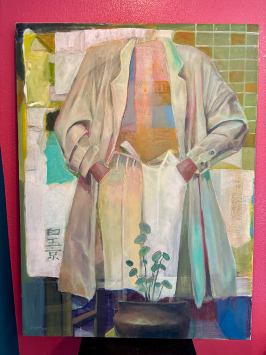 Large oil on canvas, executed with masterful technique by Hungkwai Chan